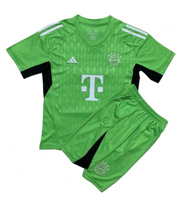 Bayern Munich Goalkeeper Replica Home Stadium Kit for Kids 2023-24 Short Sleeve (+ pants)